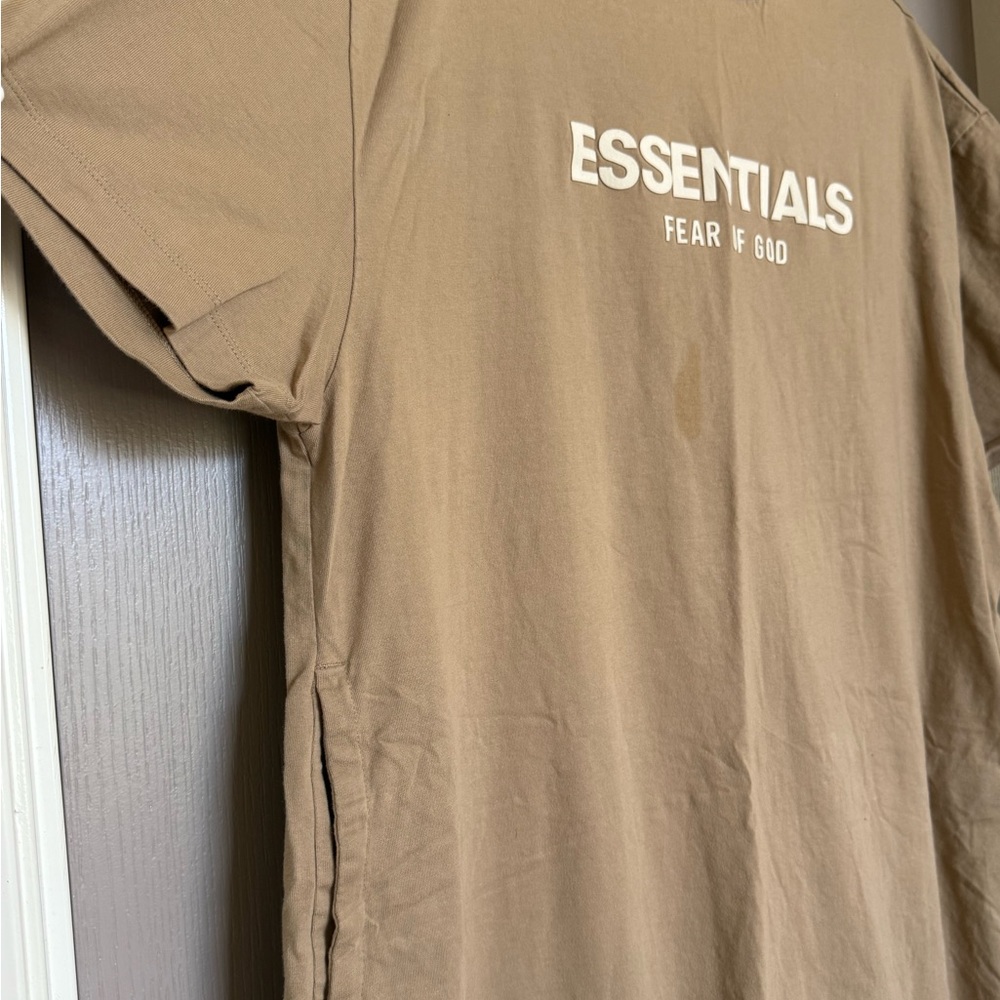 Tan essentials T-Shirt dress